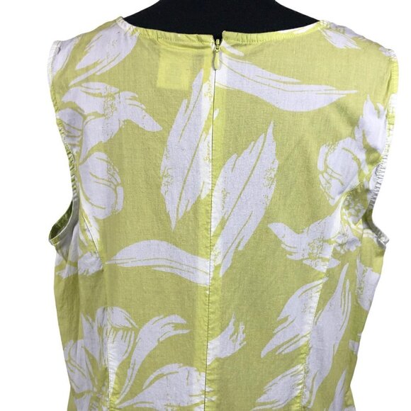Vicki Wayne Retro Flare Green Midi Sleeveless Dress Size 16 - Picture 5 of 6